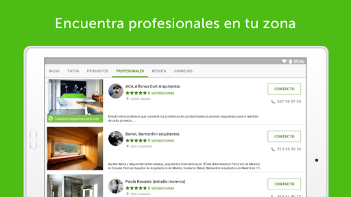 Captura de pantalla de Houzz Decoración para tu hogar