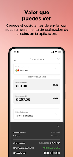 Captura de pantalla de MoneyGram® Enviar Dinero