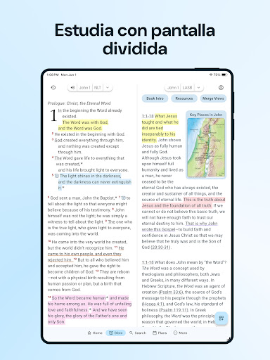 Captura de pantalla de Biblia para la Vida