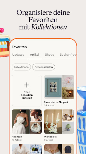 Etsy: Wohnen & Mode kaufen Screenshot