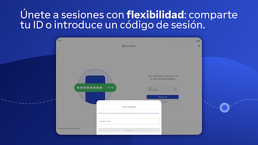 Captura de pantalla de TeamViewer QuickSupport