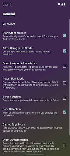 Orbot: Tor for Android screenshot