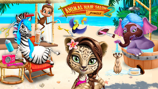 Captura de pantalla de Jungle Animal Hair Salon 2