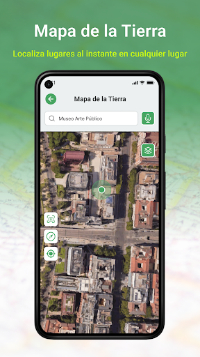Captura de pantalla de Mapa satelital de la Tierra