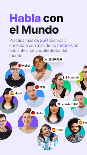 Captura de pantalla de HelloTalk - Aprende idioma