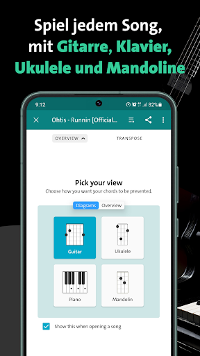 Chordify: Akkorde & Stimmgerät Screenshot