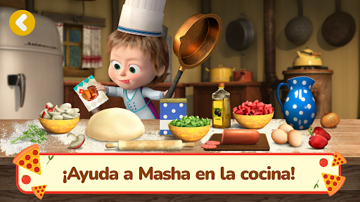Captura de pantalla de Masha y el Oso Juegos de Pizza