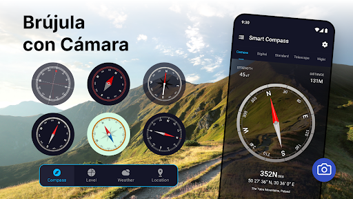 Captura de pantalla de App Brújula - Brújula precisa
