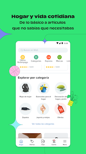 Captura de pantalla de Wish: compra y ahorra