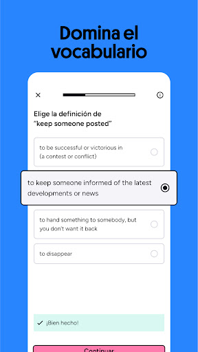 Captura de pantalla de Preply: aprender idiomas