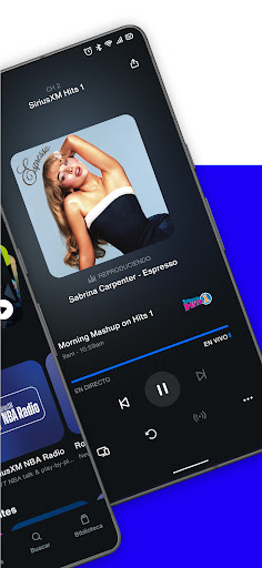 Captura de pantalla de SiriusXM: Música y más
