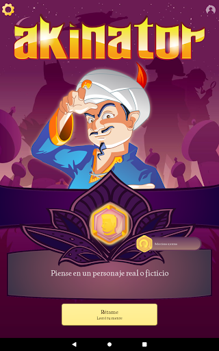 Captura de pantalla de Akinator