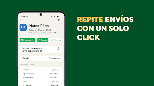 Captura de pantalla de BOSS Money: Envía Dinero