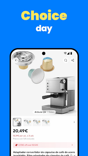 Captura de pantalla de AliExpress: compras online