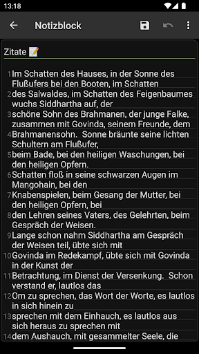 Notepad - einfache Notizen Screenshot