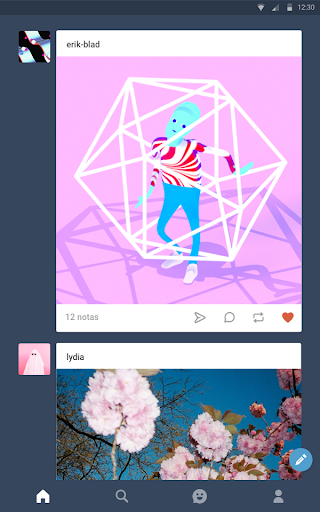 Captura de pantalla de Tumblr: fandom, arte y caos