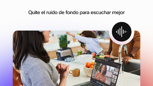 Captura de pantalla de Webex