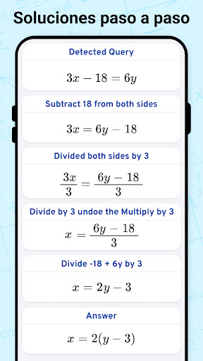 Captura de pantalla de AI Math Scanner- Math Solution