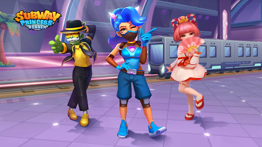 Captura de pantalla de Subway Princess Runner