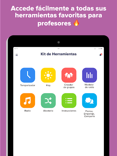 Captura de pantalla de ClassDojo: Aula y casa