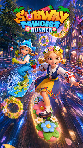 Captura de pantalla de Subway Princess Runner