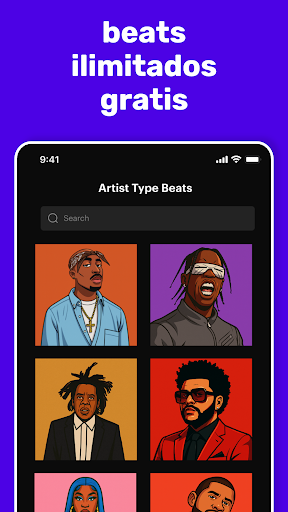 Captura de pantalla de Rapchat - Estudio de Rap