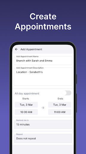 Captura de pantalla de 2026 Calendar Launcher