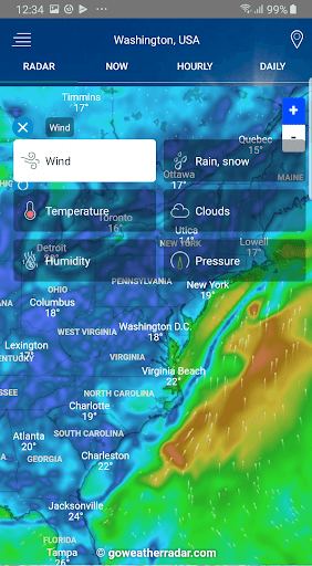 Weather Radar - Windy, rain ra screenshot