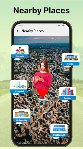 Captura de pantalla de Live Satellite View GPS Map