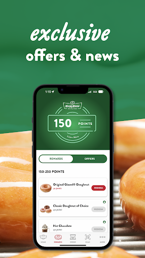 Captura de pantalla de Krispy Kreme