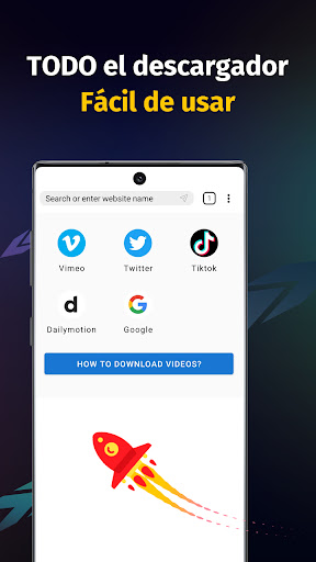Captura de pantalla de Descargador de vídeos HD