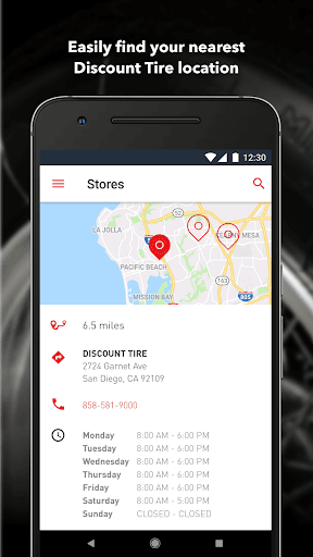Discount Tire Screenshot