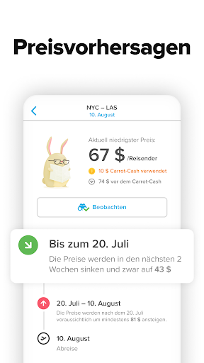 Hopper: Flug, Hotel & Auto Screenshot