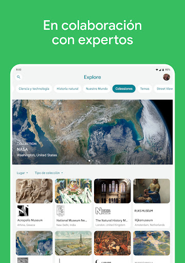 Captura de pantalla de Google Arts & Culture