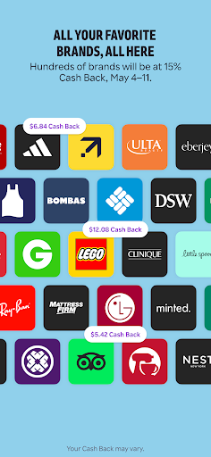 Captura de pantalla de Rakuten: Cash Back and Deals