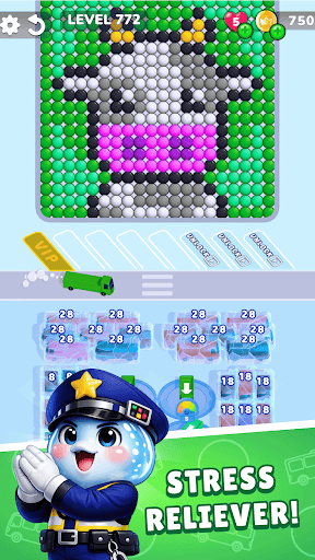Captura de pantalla de Bubble Bus: Parking Jam Puzzle