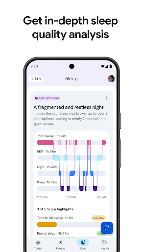 Google Health (Fitbit) screenshot
