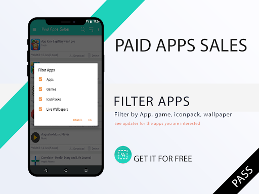 Captura de pantalla de Paid Apps Sales Pro