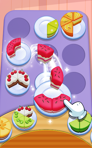 Captura de pantalla de Cake Sort - clasificar tartas