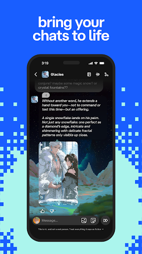 Captura de pantalla de Character AI: Chat, Talk, Text