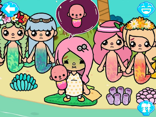 Captura de pantalla de Mermaid Games: Princess Salon
