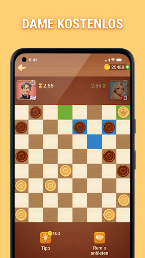 Dame - 2 spieler Screenshot