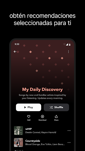 Captura de pantalla de TIDAL Music: sonido HiFi