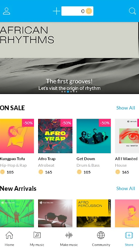 Music Maker JAM: Beatmaker app screenshot