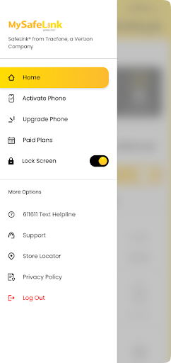 Captura de pantalla de SafeLink Wireless