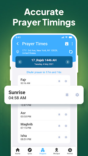 Captura de pantalla de Qibla Brújula: qibla dirección