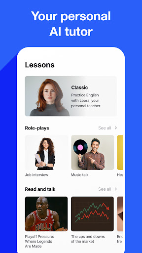 Speak English with Loora AI Screenshot