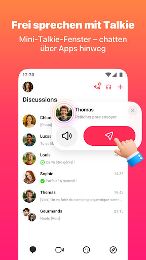 JusTalk - Video-Chat & Anrufe Screenshot