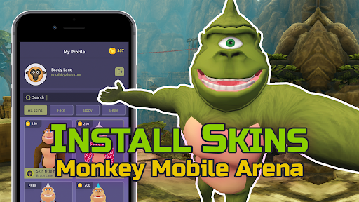 Captura de pantalla de Gorilla Skins for Monkey Arena