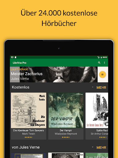 LibriVox Hörbücher Screenshot